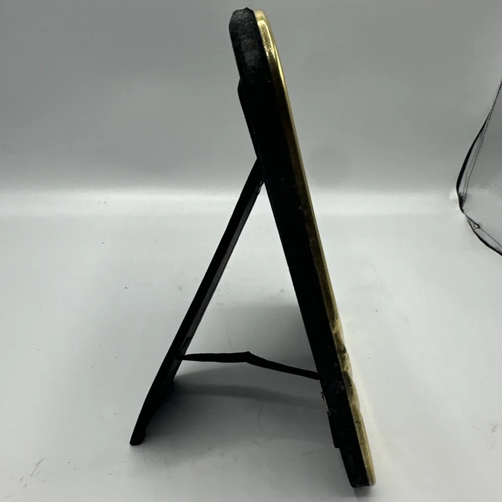 Brass Wave Style Picture Frame Art Deco Style 8 1/2